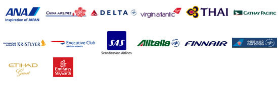 アメックスカードのマイル移行可能な提携航空会社