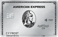 アメリカン・エキスプレス・プラチナ・カード券面画像